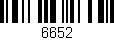 Código de barras (EAN, GTIN, SKU, ISBN): '6652'