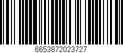 Código de barras (EAN, GTIN, SKU, ISBN): '6653872023727'