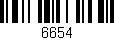 Código de barras (EAN, GTIN, SKU, ISBN): '6654'