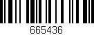Código de barras (EAN, GTIN, SKU, ISBN): '665436'