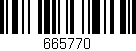 Código de barras (EAN, GTIN, SKU, ISBN): '665770'
