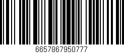 Código de barras (EAN, GTIN, SKU, ISBN): '6657867950777'