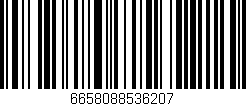 Código de barras (EAN, GTIN, SKU, ISBN): '6658088536207'