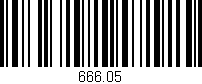 Código de barras (EAN, GTIN, SKU, ISBN): '666.05'