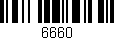 Código de barras (EAN, GTIN, SKU, ISBN): '6660'