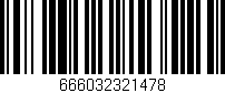 Código de barras (EAN, GTIN, SKU, ISBN): '666032321478'