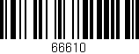 Código de barras (EAN, GTIN, SKU, ISBN): '66610'
