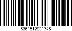 Código de barras (EAN, GTIN, SKU, ISBN): '6661512931745'