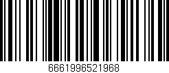 Código de barras (EAN, GTIN, SKU, ISBN): '6661996521968'