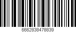 Código de barras (EAN, GTIN, SKU, ISBN): '6662838478839'