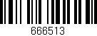 Código de barras (EAN, GTIN, SKU, ISBN): '666513'