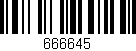 Código de barras (EAN, GTIN, SKU, ISBN): '666645'