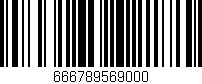 Código de barras (EAN, GTIN, SKU, ISBN): '666789569000'