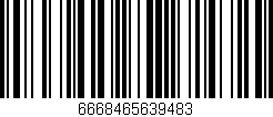 Código de barras (EAN, GTIN, SKU, ISBN): '6668465639483'