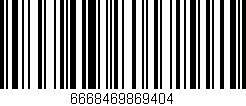 Código de barras (EAN, GTIN, SKU, ISBN): '6668469869404'