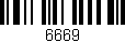 Código de barras (EAN, GTIN, SKU, ISBN): '6669'
