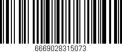 Código de barras (EAN, GTIN, SKU, ISBN): '6669028315073'