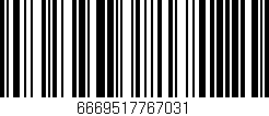 Código de barras (EAN, GTIN, SKU, ISBN): '6669517767031'