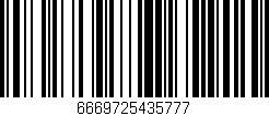 Código de barras (EAN, GTIN, SKU, ISBN): '6669725435777'