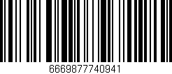 Código de barras (EAN, GTIN, SKU, ISBN): '6669877740941'