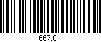 Código de barras (EAN, GTIN, SKU, ISBN): '667.01'