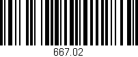 Código de barras (EAN, GTIN, SKU, ISBN): '667.02'