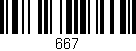 Código de barras (EAN, GTIN, SKU, ISBN): '667'