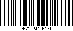 Código de barras (EAN, GTIN, SKU, ISBN): '6671324126161'