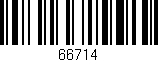 Código de barras (EAN, GTIN, SKU, ISBN): '66714'