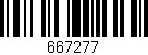 Código de barras (EAN, GTIN, SKU, ISBN): '667277'