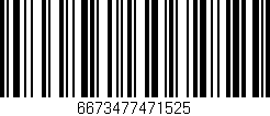 Código de barras (EAN, GTIN, SKU, ISBN): '6673477471525'
