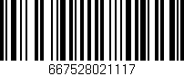 Código de barras (EAN, GTIN, SKU, ISBN): '667528021117'