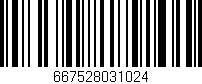 Código de barras (EAN, GTIN, SKU, ISBN): '667528031024'