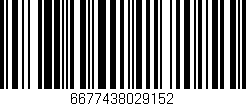 Código de barras (EAN, GTIN, SKU, ISBN): '6677438029152'