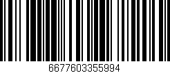 Código de barras (EAN, GTIN, SKU, ISBN): '6677603355994'