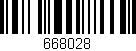 Código de barras (EAN, GTIN, SKU, ISBN): '668028'