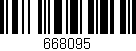 Código de barras (EAN, GTIN, SKU, ISBN): '668095'
