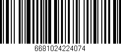 Código de barras (EAN, GTIN, SKU, ISBN): '6681024224074'