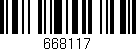 Código de barras (EAN, GTIN, SKU, ISBN): '668117'