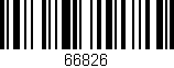 Código de barras (EAN, GTIN, SKU, ISBN): '66826'