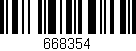Código de barras (EAN, GTIN, SKU, ISBN): '668354'