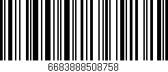 Código de barras (EAN, GTIN, SKU, ISBN): '6683888508758'