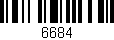 Código de barras (EAN, GTIN, SKU, ISBN): '6684'