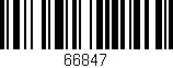 Código de barras (EAN, GTIN, SKU, ISBN): '66847'
