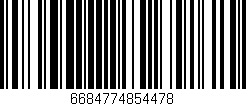 Código de barras (EAN, GTIN, SKU, ISBN): '6684774854478'