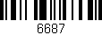 Código de barras (EAN, GTIN, SKU, ISBN): '6687'