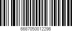 Código de barras (EAN, GTIN, SKU, ISBN): '6687050012296'