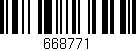 Código de barras (EAN, GTIN, SKU, ISBN): '668771'