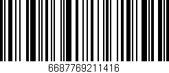 Código de barras (EAN, GTIN, SKU, ISBN): '6687769211416'