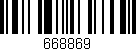 Código de barras (EAN, GTIN, SKU, ISBN): '668869'